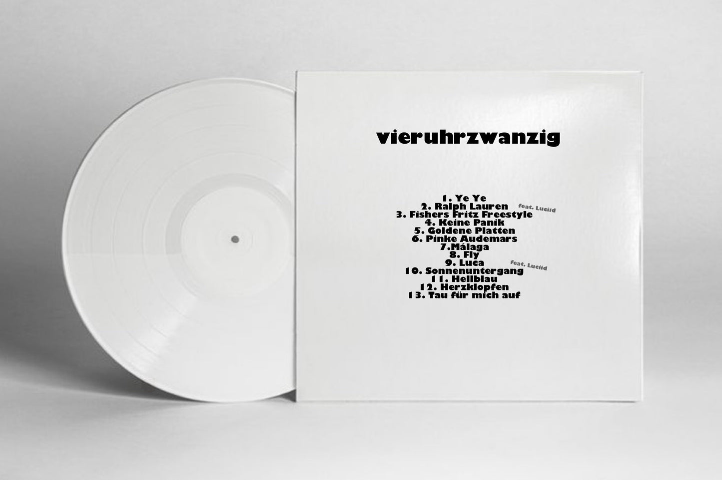 Album Vinyl Schallplatte (vieruhrzwanzig) "Limited Edition"