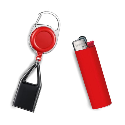 LEASHER - ROT + FEUERZEUG